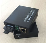 IEEE 802.3af/at PoE media converter 100M FX SC port or SFP slot and 10 / 100M RJ45 port