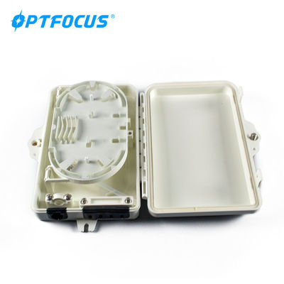 Wall-mounted small capacity 4 cores indoor ftth terminal box with wholesale price