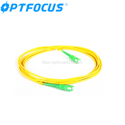 SC/APC SC/APC 1M Simplex Fiber Patch Cord Single Fiber For FTTH FTTX