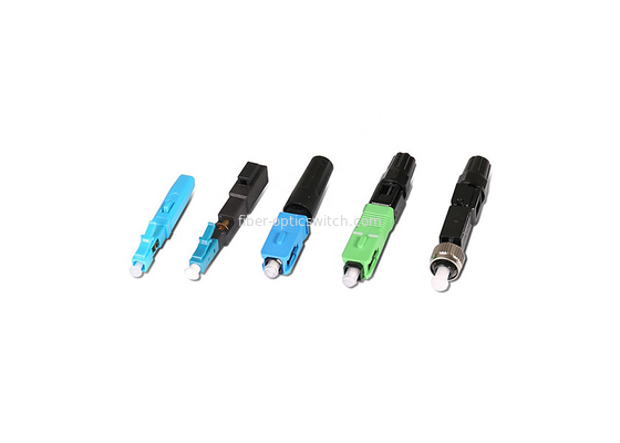 Field Assembly FTTH Embedded Fiber Optic Fast Connector SC APC Quick for fiber